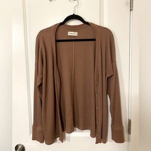 Never Worn Abercrombie & Fitch Soft & Cozy Sweater (Size Large, Warm Pink/Brown)